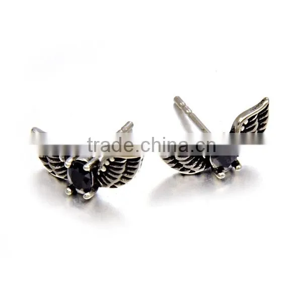 Vicious Eagle Earrings 2016 Fashion Hot Sell Black Square Stone Earrings Jewelry photo-2