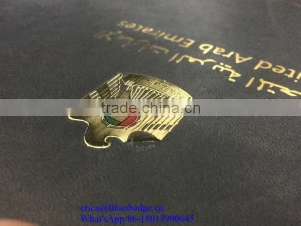 Silver Electroforming Metal Nickel Foil Sticker,thin Metal Logo Sticker photo-4