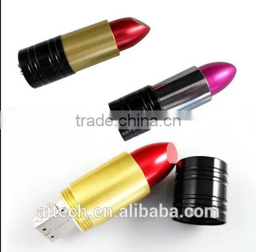 Manufacturer Price Lipstic USB Flash Drive Promotional Women's Gifts Lipstick Shape USB photo-3