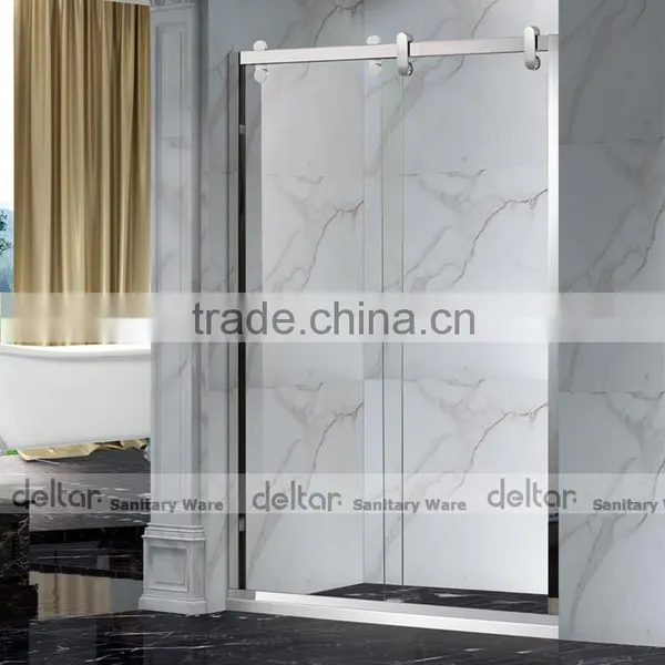 Silvery Frame Tempered Glass Shower Door Shower Cabin Price Tempered Glass Cost per Square Foot / Shower Enclosure Cubicle photo-2