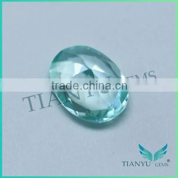 Wholesale 136# Egg Shape Aquamarine Green Spinel in Loose Gemstone photo-3