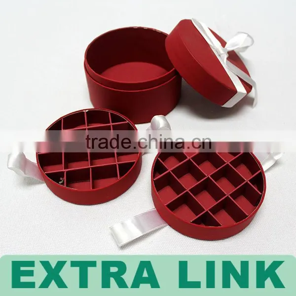 Paper Red Tube for Gift Box Packaging With Custom Printed photo-4