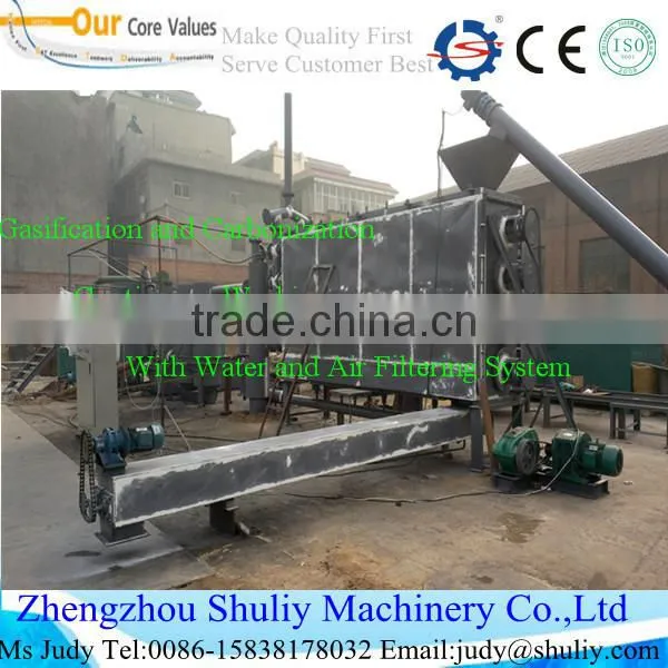Air Filtering Continuous Biomass Gasification Stove Coconut Shell Carbon Stove