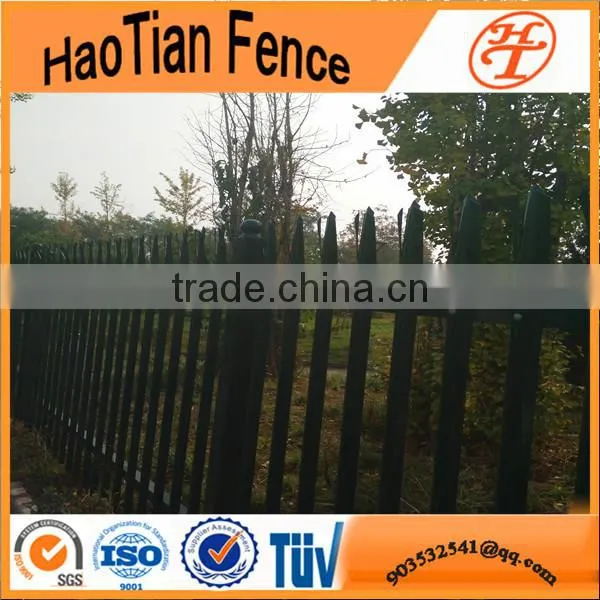 High Security Galvanized and Pvc Coated Steel Palisade Fencing photo-2