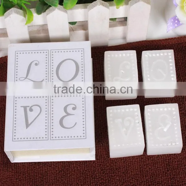 European and American Style Wedding Favor Candles Romantic Love Letter Book Candle photo-2