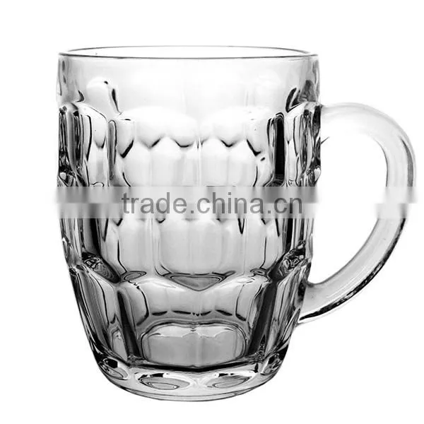 Glass Beer Cup With Handle Mini Beer Mug Coffee Mug Glass Tea Cup Mug
