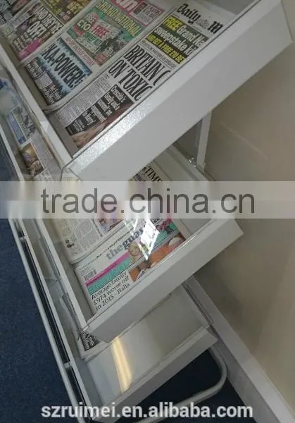 Practical Customized Multi-tier Library Magazine/newspaper Display photo-5