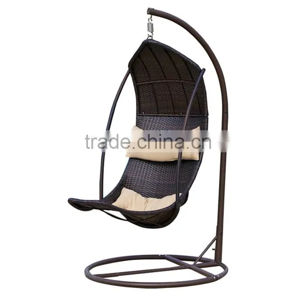 Kid's Patio Swing Chair Rattan Wicker Balcony Swing Chair photo-2