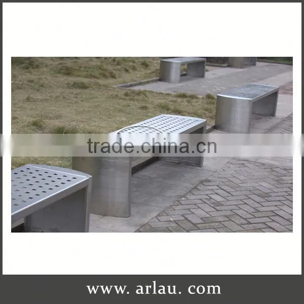 Arlau Cast Aluminum Outdoor Patio Furniture,Custom Cast Iron Bench Ends,Perforated Metal Mesh photo-3