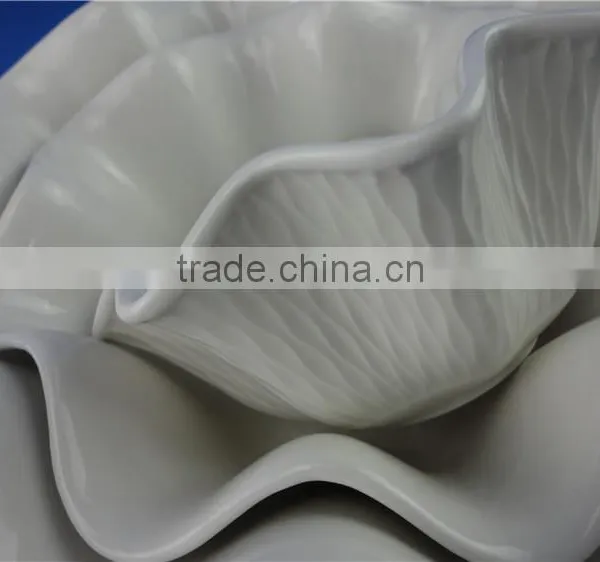 Porcelain Nut Bowl Set and Salad Cheft Set photo-5