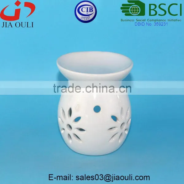 BSCI Audit Factory Cheap Tea Light Oil Burners Ceramic Oil Burner photo-3