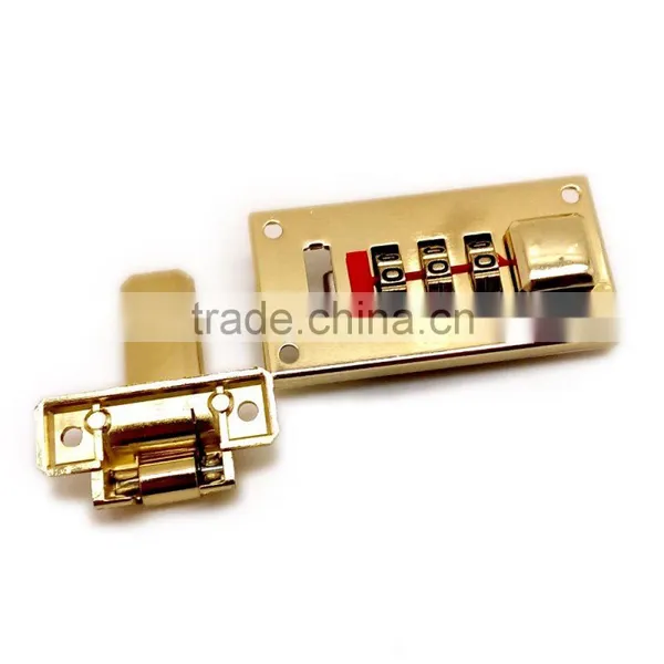 Number Combination Number Lock With Hasp for Pilot Case, Combination Lock With Push Buttom for Suitcase, Left Hand photo-4