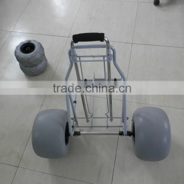Wide Beach Cart Balloon Wheels For Easy Rolling On Beach photo-3