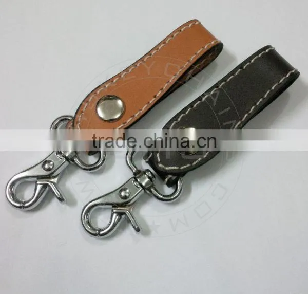 Genuine Leather Belt Loop With Snap Hook photo-2