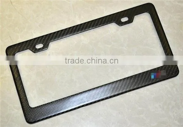 Auto Carbon Fiber License Plate Frame photo-3