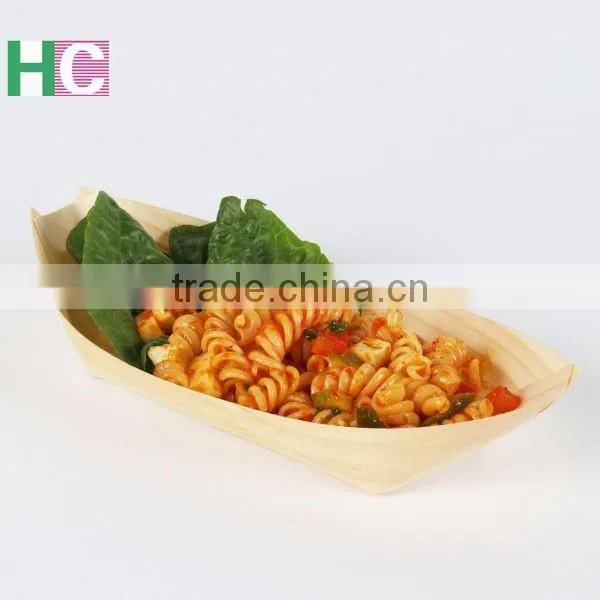 High Quality Cheap Wooden Sushi Boat Plate Tray photo-3