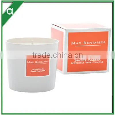 Multi Colored Scented Candle in Glass Vessel With Gift Box photo-2
