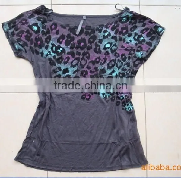 China Apparel Stock Women's T-shirt Plus Size Women Clothing photo-6