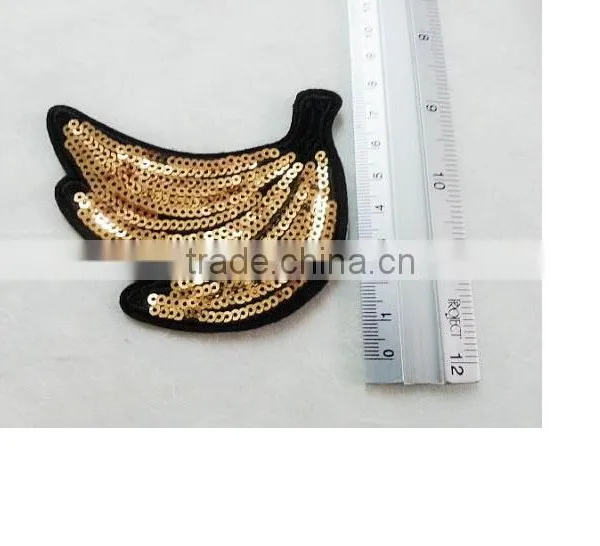 2017fruit Professional Wholesale Strawberry Sequin Applique Patch Embroidery photo-3