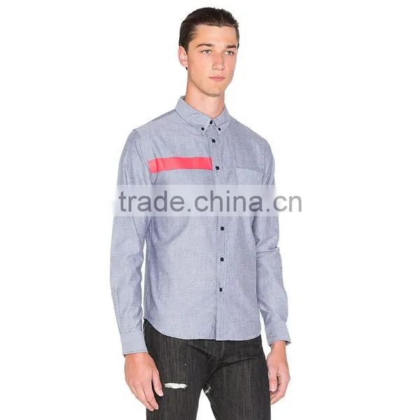 2016 Latest Shirt Designs for Men New Fashion Mens Shirts Slim Fit photo-2