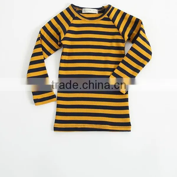 1-6 Years Wholesale 2017 New Autumn Full Sleeve Cotton Stripe Kids Boys Girls Blouse (pick Size Color) photo-4