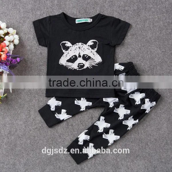 New Arrival Wholesale Children's Boutique Clothing Cute Baby Boy Set photo-4