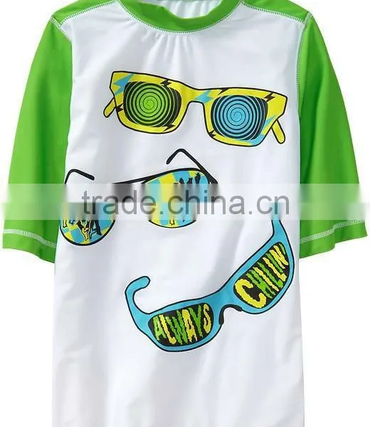 2016 Custom Boys Printed Rash Guard