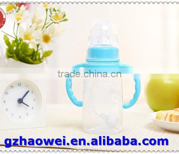 Food Standard Silicon Baby Bottle With Handle photo-3