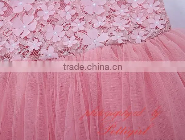 Flower Girl Dresses Pink Beautiful Evening Dresses photo-5