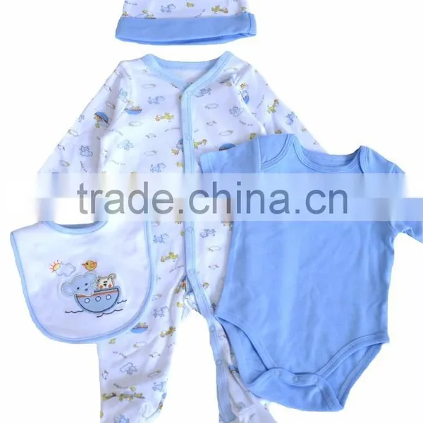 Hot Selling Newborn Baby Clothes 4pcs Baby Gift Sets photo-2