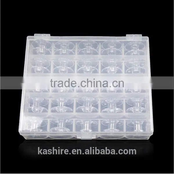25 Pieces Sewing Machine Bobbins With Clear Box photo-2