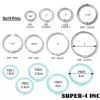 Split Ring, Swing Grip Clip, Documents Clip