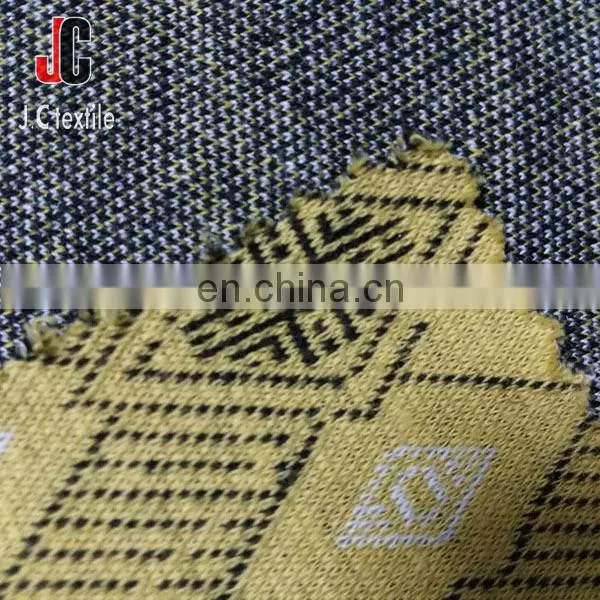 Shaoxing Textile Knitted Polyester Viscose Spandex High Fancy Knit Fabric for Dress photo-4