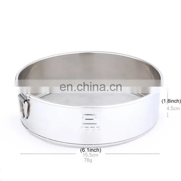 Dropshipping Wholesale High Quality Baking Tools Kitchen Accessories Stainless Sieve Flour Sieve photo-6