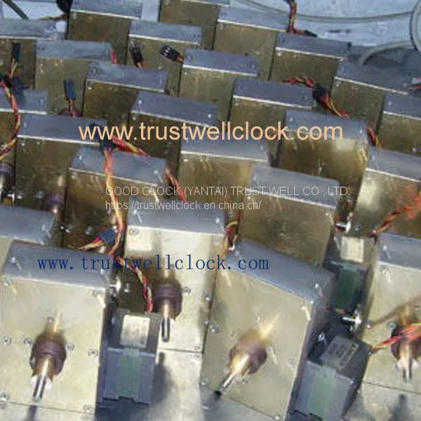 tower clock movement with position sensor