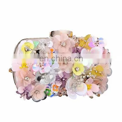 New Handmade Flower Sequins Sew On Patches Pearl Beaded Embroidered Applique Badge Fabric Apparel Bag Shoes photo-6