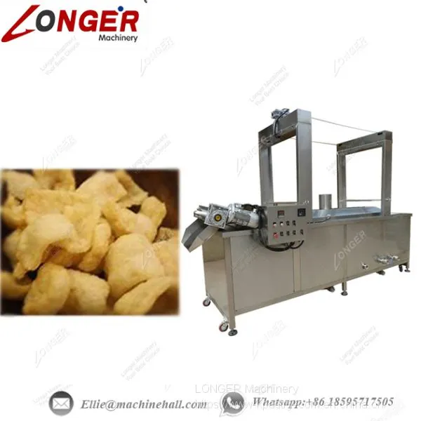 Pork Skin Continuous Frying Machine|Commercial Pork Skin Fryer photo-3
