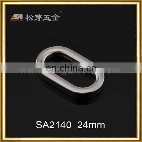 Zinc Alloy Oval Shape Loops Metal Belt Loop 24mm photo-2
