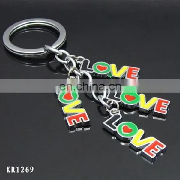 Bowknot Shape Metal Keychain Charms Key Ring Key Holder photo-3