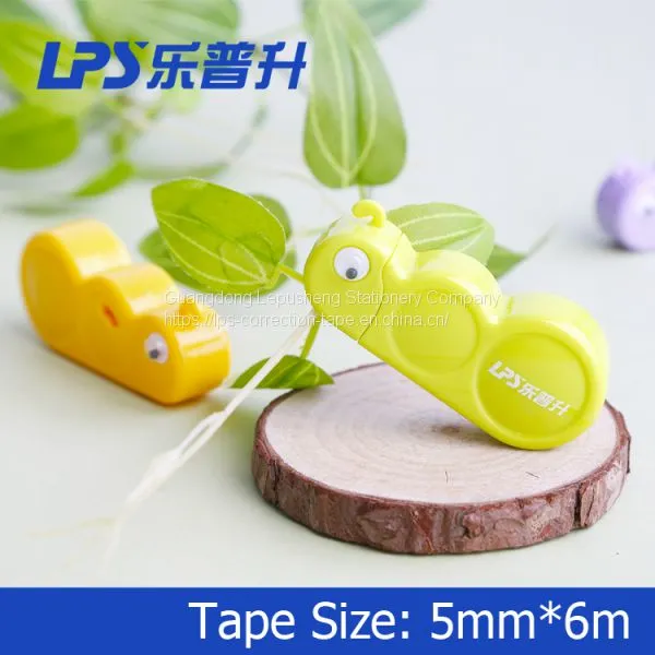 Kawaii Stationery Mini Correction Tape 6m For Student Correction Supplies Insect Design Cute Correction Tape photo-3