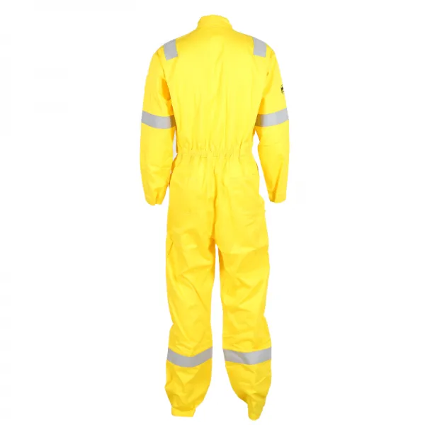 Men's 100% Cotton Flame Retardant Coverall With Reflective Strip photo-2