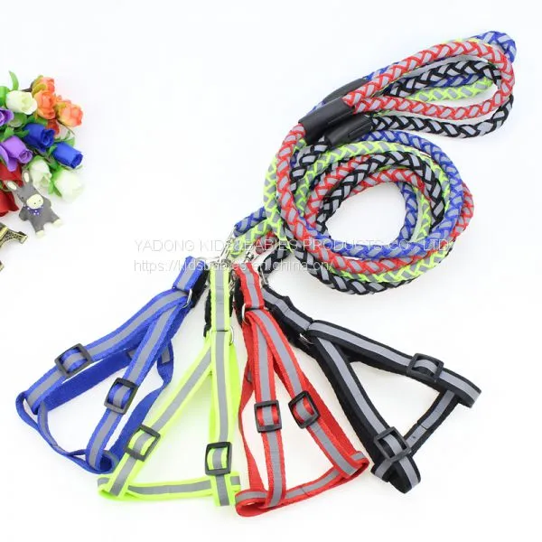 Glance Round Rope Pet Leash Dog Leash Pet Chest Harness Cat Leash A12 photo-5