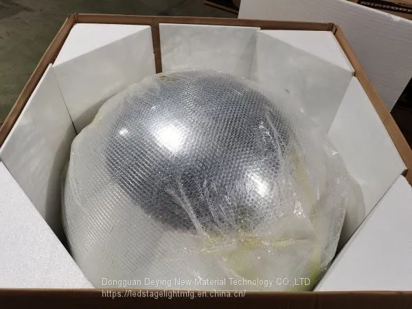 60-дюймовый 150- сантиметровый большой дискотечный зеркальный шар для украшения вечеринок и ночных клубов, огромный серебристый зеркальный шар