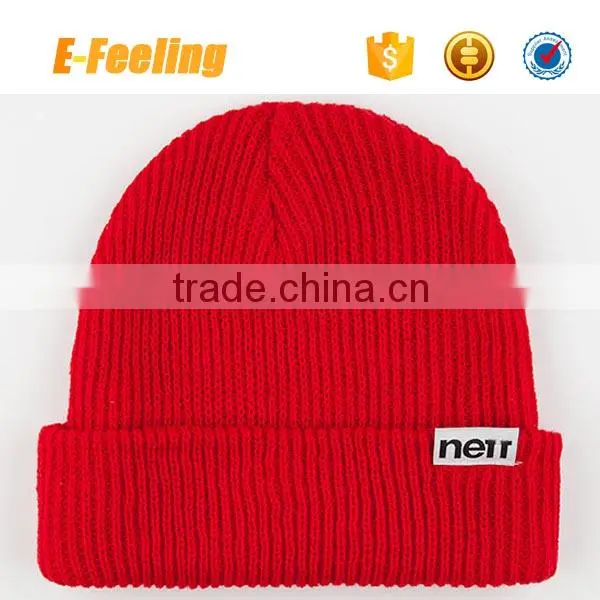 Wholesale Beanie Hat With Woven Label photo-6
