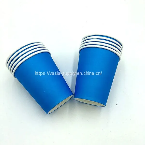 Solid Color Party Disposable Drinking Wedding Birthday Decoration Suppliers 17 Colors Paper Cups 20 Pcs/bag photo-4