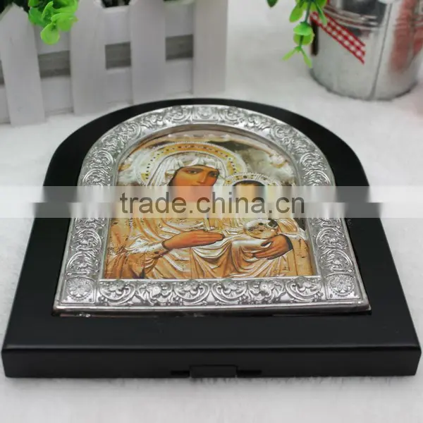Virgin Mary of Jerusalem Wood Frame photo-4