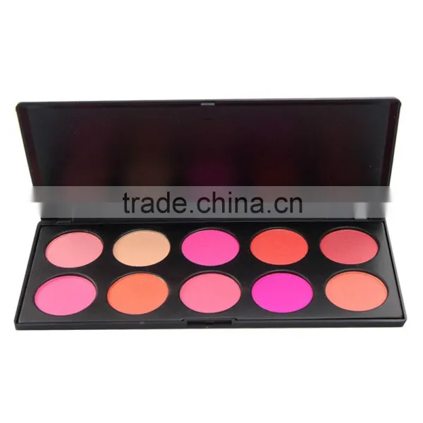 Makeup Matte Blush Face Powder Mineral Cheek Color Blusher10 Color Palette photo-5