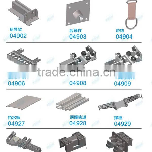 Parts of Soft Truck Curtain Side Parts
