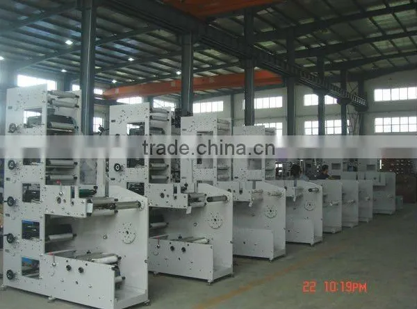 ZBS-320G 5 Colors Sticker Label Flexo Printing Machine With Three Die Cutting Station,With Sheet Conveyor Quality Choice photo-2