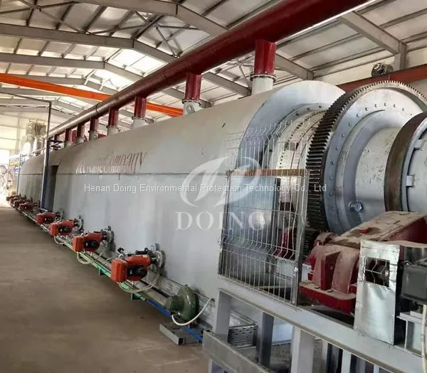 15-50T Fully Automatic Continuous Used Tire Pyrolysis System Waste Tyres to Oil Pyrolysis Plant photo-2